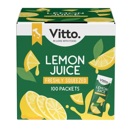 Vitto Lemon Juice freshly squeezed - front pack view