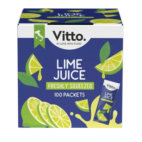 Vitto Lime Juice freshly squeezed - front pack view