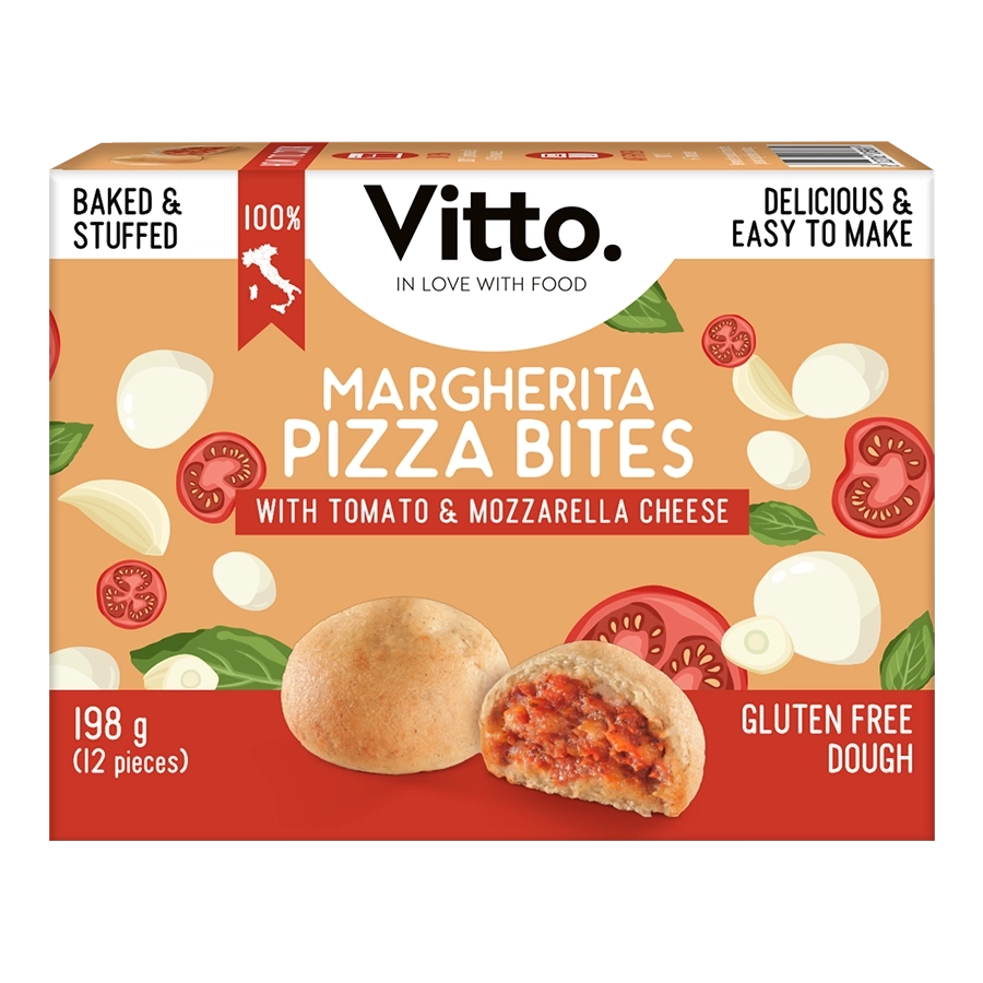 Margherita pizza bites – tomato and mozzarella stuffed snack