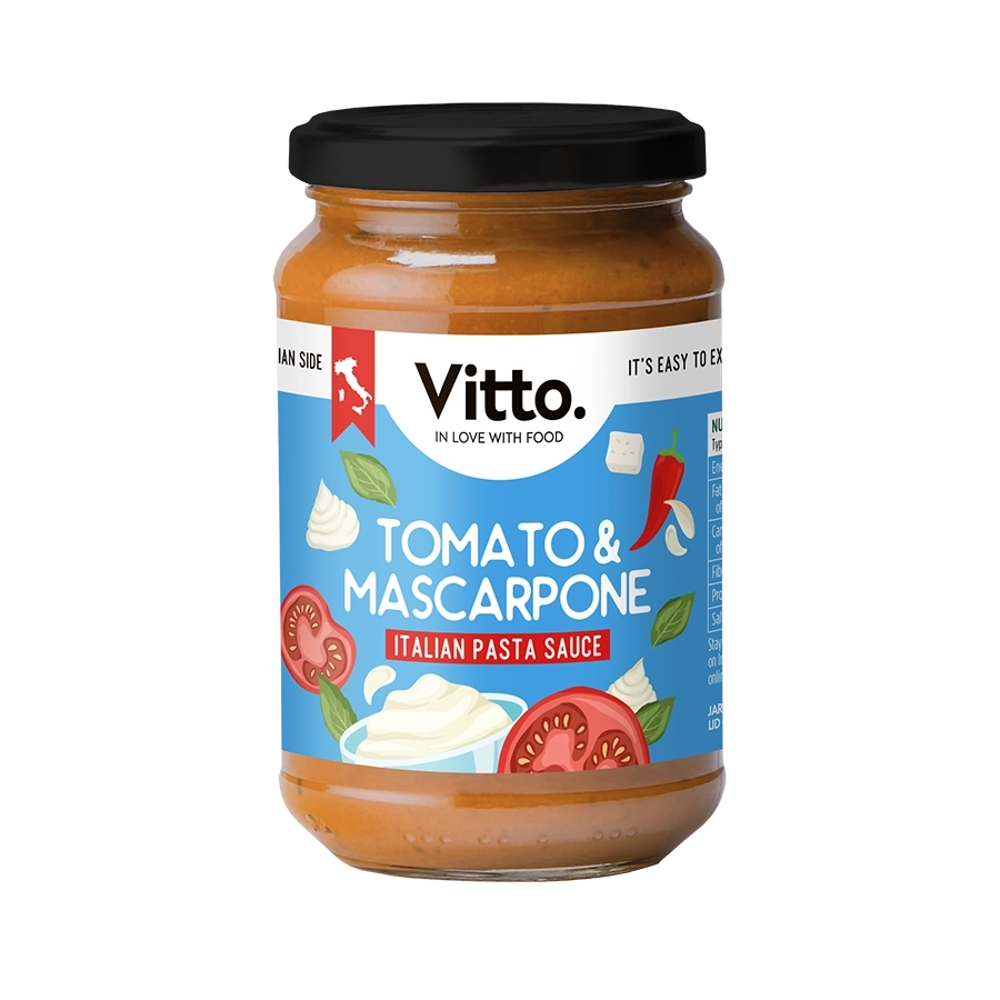 Tomato & mascarpone pasta sauce – creamy tomato base with cheese